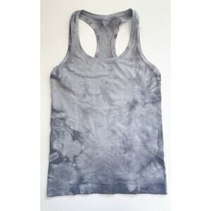 Lululemon Swiftly Tech Racerback Tank Top 2.0 Marble Dye Rhino Grey Size 6